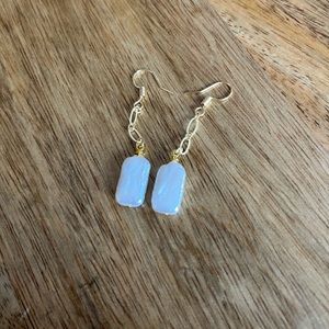 baroque pearl earring